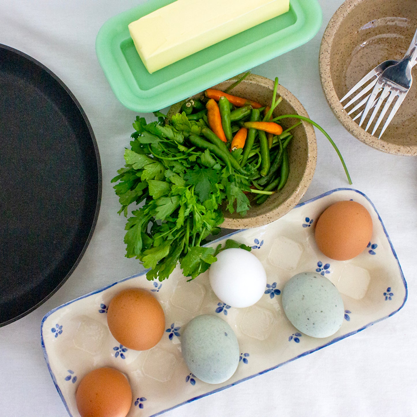 Egg Tray - French Provençal