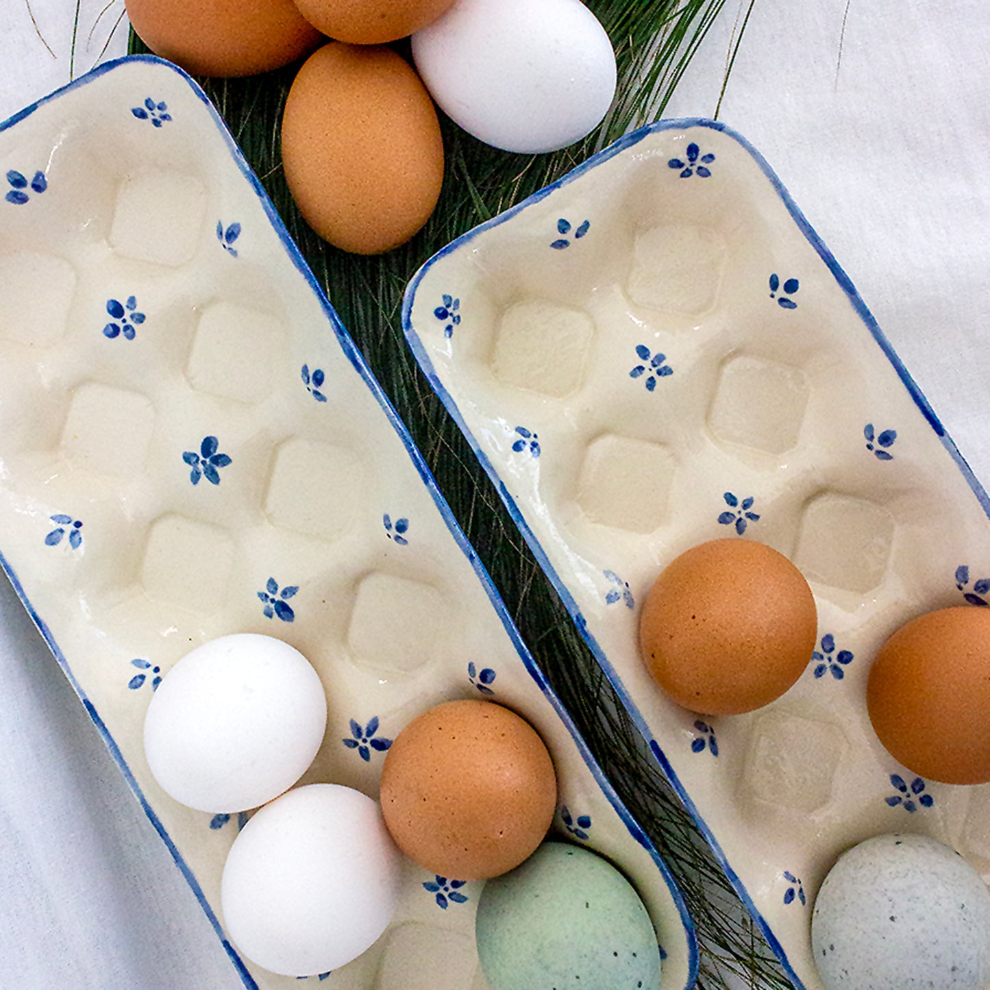 Egg Tray - French Provençal